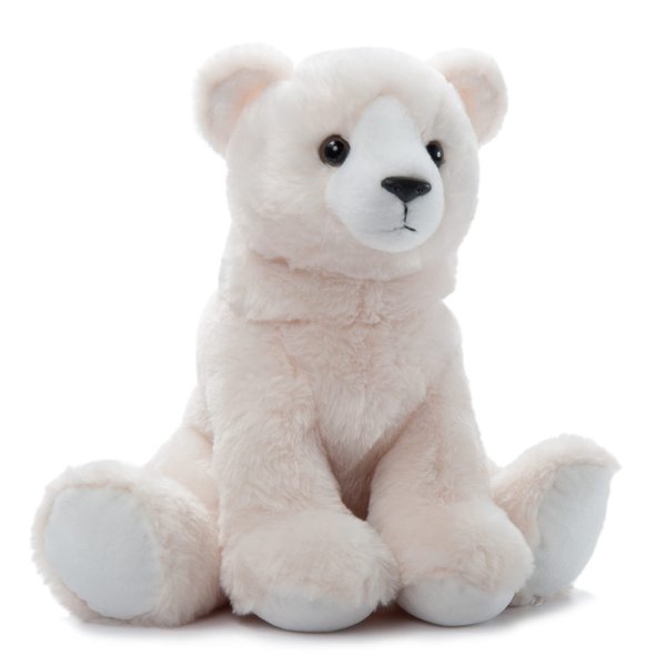 The Petting Zoo Polar Bear Stuffed Animal, Gifts for Kids, Wild Onez Zoo Animals, Polar Bear Plush Toy 12 inches