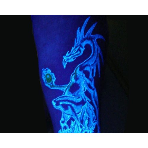 Immortal Tattoo Ink "NEON Yellow" 1/2-oz Bottles -Tattoo Supplies-