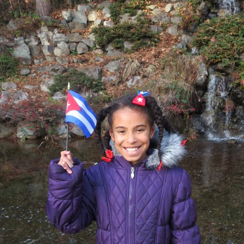 Cuba Flag Hair Bow Girls Women Hair Accessories Cultural Multicultural School Events QXP Shop