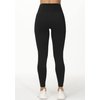 THE GYM PEOPLE Women's V Cross Waist Workout Leggings Tummy Control Running Yoga Pants with Pockets(Black, Medium)