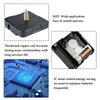 Clock Mechanism Replacement,Quartz Battery Operated Movement Silent DIY Wall Clock Repair Parts Replacement Shaft Lengths 20mm/0.78inch（25/32inch）
