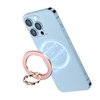AUROX Magnetic Phone Ring Holder for iPhone 16 15 14 13 12 Magnetic Phone Grip for Magsafe Accessories 360° Rotation Adjustable Phone Finger Ring Grip Stand, Removable for Wireless Charging (Pink)