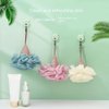 3 Pieces Ice Cream Bath Balls Kids Bath Shower Sponge Body Cleaner Scrubber Skin Exfoliating Sponge Bath Accessories