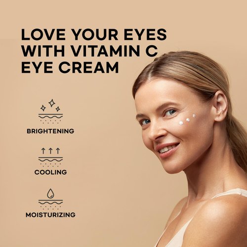 Epielle Brightening Eye Cream | Anti-Aging Serum for Dark Circles and Wrinkles with Cooling Applicator | Mother's Day Gifts | Teacher Appreciation