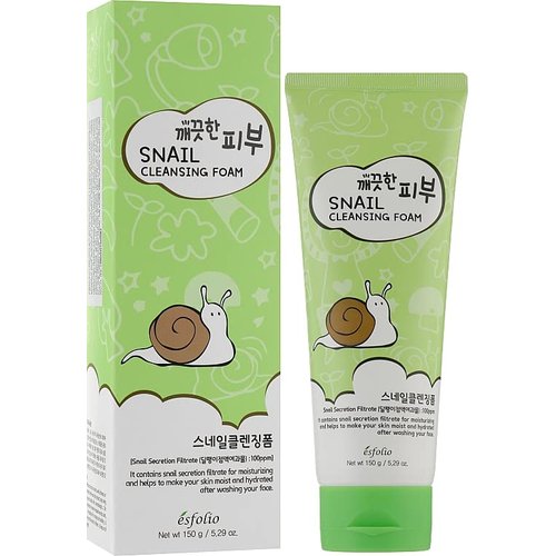 esfolio snail cleansing foam 5.29 oz