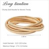 Long tiantian Triple Cobra Bracelets for Women Gold Wrap Boho Bracelet Interlocking Omega Stretch Bracelet Trendy Jewelry for Girls Gifts, Other, other