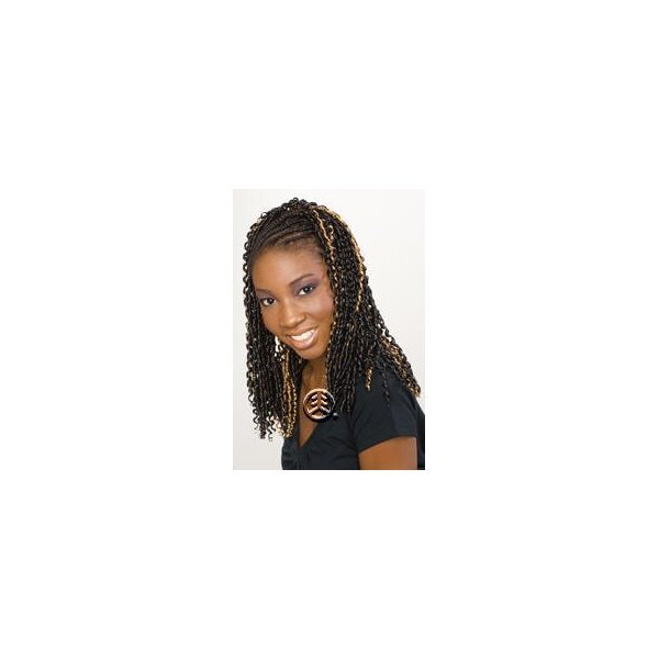 Elements Fusion Heat Braid Tight Straw Curl Braid Color: F1B/27