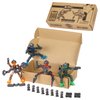Zing Klikbot Complete Set of 4 Poseable Action Figures with Weapons, Translucent, Create Stop Motion Animation, for Ages 6 and Up (Series 3 Guardians)