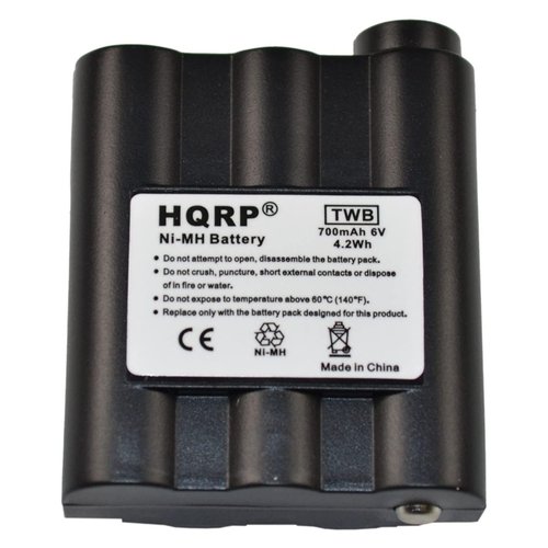 HQRP Two Rechargeable Batteries Compatible with Midland GXT-450 / GXT450 / GXT450VP1 / GXT-500 / GXT500 / GXT500VP4 Two-Way Radio