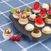 Caperci 500 Count Mini Cupcake Liners White Muffin Liners Greaseproof No Smell Small Cupcake Wrappers Baking Cups