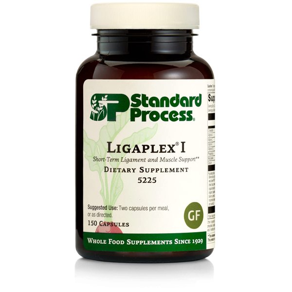 Standard Process Ligaplex I - Whole Food Supplement, Manganese Supplement, Bone Health and Bone Strength, Joint Support with Phosphorus, Shitake, Calcium Lactate, Beet Root and More - 150 Capsules
