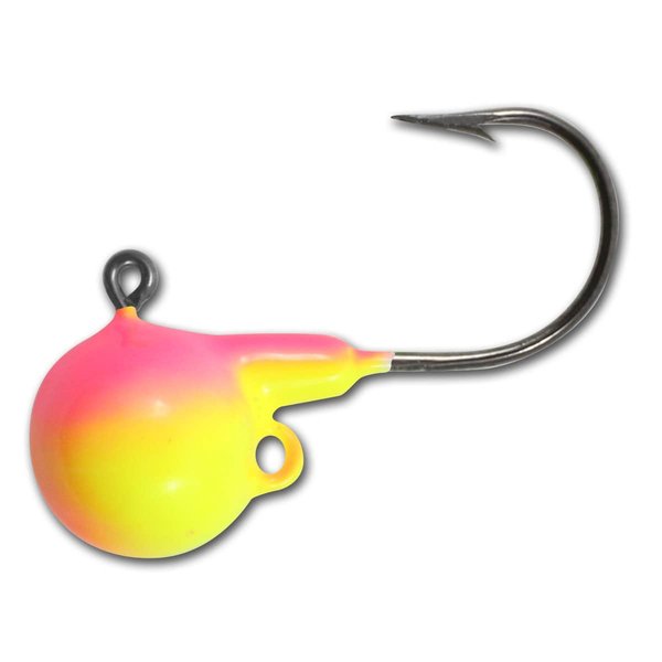 Northland Fishing Tackle Fireball Live Bait Jig for Walleye, Sauger, & Perch, Bubblegum, 3/8 Oz, 4/Cd