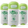 hello Shea Butter Fresh Citrus Deodorant for Women and Men, Aluminum Free, Baking Soda Free, Parabens Free, 24 Hour Protection, 2.6 Ounce (Pack of 3)