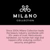 Milano Collection Essentials Moisturizing Ultra Bundle for Natural Hair Wigs & Human Hair, Ultra Hydrating Shampoo & Conditioner, Ultra Hydrating Detangler for Women, 3 Pack