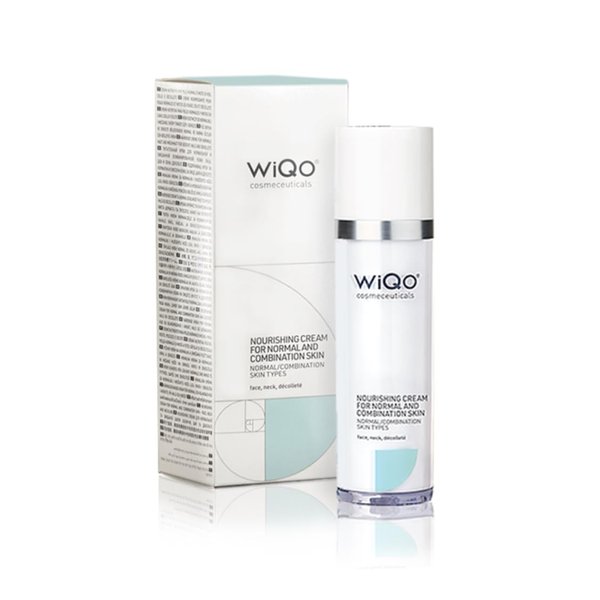 WiQo med PROFESSIONAL WiQo Normal (NEW FORMULA) Skin Face Cream After Peel Treatment Size 50ml + Retinol Eye Mask (2 ITEMS SET)