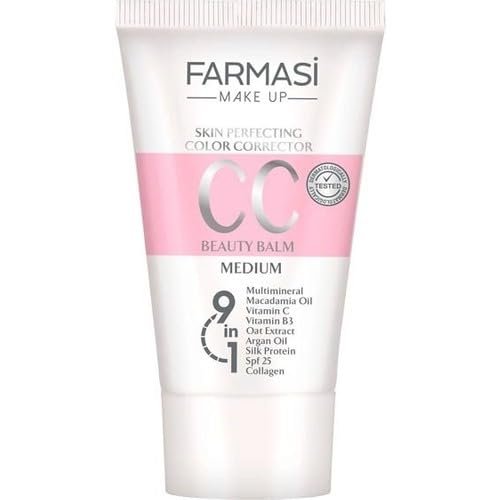 Farmasi Makeup CC Cream 03 (Medium), Pure, Natural and Flawless Finish, Great Results Every Time, Medium to Full Coverage, All-Day Hold, All Skin Types, 50 mL-Zen Mascara Extension Lash-0.27 fl.oz