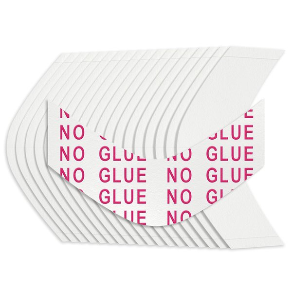Sunshine Tape No Glue Hairpiece Wig Tape (72 Pieces) - A Curve - Double Sided Adhesive Tape for Toupee Lace Front Wig Strong Hold Waterproof Strips