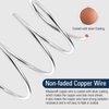 18 Gauge Silver Jewelry Wire with 4 in 1 Plier modacraft 65FT Christmas Ornaments Crafts Wire 1 MM Tarnish Resistant Copper​Beading Wire for Jewelry Making Supplies Indoor Christmas Decorations