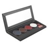 Empty Customizable Makeup Palette with Mirror and 10 Metal Stickers – Medium Size for Eyeshadows, Highlighters and Blushes