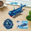 KAZI Whale Toys Building Set,Deep Sea Creatures Building Blocks,Ocean Animal Toy for Kids Ages 6 7 8 9 10 Plus,Blue Whale Sea Animal Building Kit for Boys Girls,Halloween Party Favors
