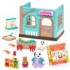 Li'l Woodzeez Lil Woodzeez – Luvs & Hugs Nursery Playset with 2 Characters & Storybook – Toy Preschool – Animal Figurine Playset – Storybook Bundle – 3 Years +