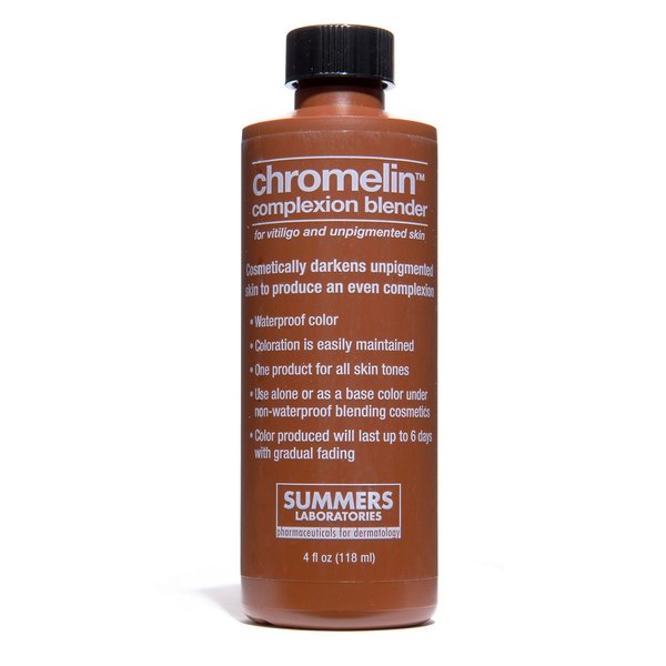 Chromelin Complexion Blender (4oz) - Waterproof Skin Dye For Hypopigmentation - Vitiligo & Scar Concealer - Pro Strength Formula - Customizable Repigmentation - For All Skin Tones - Lasts 3-10 Days