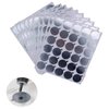600 Pcs 2.1cm Disposable Eyelash Glue Holder Pallet Sticker Paper Eyelash Extension Glue Pad Stand On Eyelash Jade Stone Cosmetic Makeup Tool Supplies