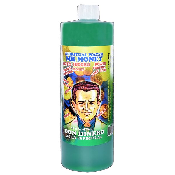 1 BOTTLE MR. MONEY SPIRITUAL WATER-DON DINERO AGUA ESPIRITUAL 16OZ - MAGICK PAGAN