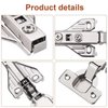 1 Pairs （2 Pack）Soft Close Kitchen Cabinet Door Hinges fit for Face Frame Cabinet,105 Degree Opening Angel Self Closing with Mounting Screws by Probrico