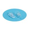 5 Pairs/Set Premium Quality Soft Silicone Universal Fit Eyeglass Nose Pads Teardrop Snap-in 13mm