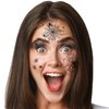 Supperb® Temporary Tattoos - Spiders and Spider Net Horror Cobweb Spider Halloween Tattoos (Horror Cobweb)
