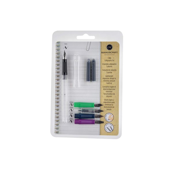 Manuscript Pen Manuscript Calligraphy Nibs, Set of 5