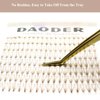 Brown Lash Clusters 160pcs Short Eyelash Extension Natural Look D Curl Individual Lashes 10-12mm Mixed Wispy DIY Lash Extensions Clusters by DAODER(20D-Caramel-D-10-12mm)