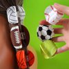 Funny Football Hair Clip,Acetate Claw Clips,Hair Clips for Women