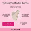 SKIN GYM Sculpty Heart Gua Sha Face Sculpting Tool & Face Massage Tool, Anti-Aging Guasha Tool for Face Under Eye Bags, Puffy Eyes and Fine Lines | Face Lifting, Face Sculptor & Jawline Sculptor