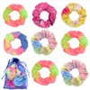 Scrunchies Satin Elastics Hair Ties Cute Bachelorette Soft Scrunchy Hair Bands Hair Styling Accessories Party Favors for Wedding Parties Bridal (Satin Scrunchies)
