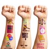 (96 PCS) Future Best Lawyer Law School Justice Temporary Tattoos Birthday Themed Party Supplies Decorations Favors Cute Funny Stickers Tattoo Gifts for Student Kids Girls Boys Women Decor Class Reward
