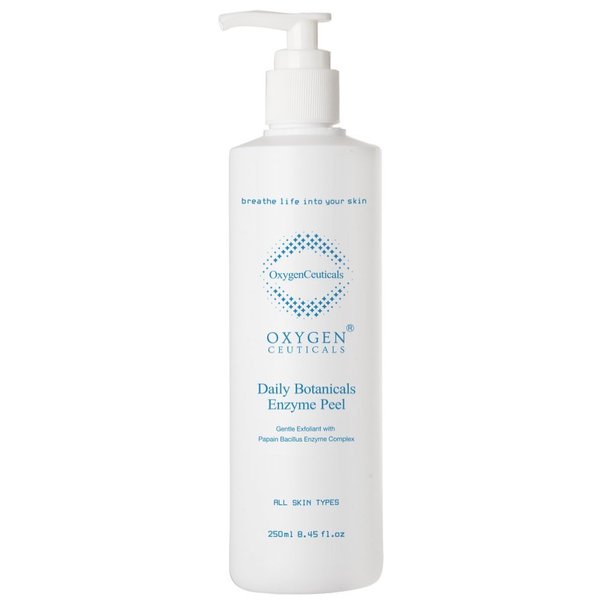 Professional Natural Enzyme Peel, OxygenCeuticals Daily Botanicals Enzyme Peeling Gel, Made with Papaya & Pineapple Enzymes for Improves Acne Scars, Blackheads, Pore Size, and Skin Texture, For All