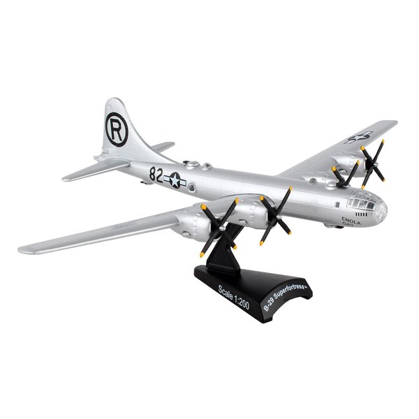 Daron Worldwide Trading B-29 Superfortress Enola Gay Vehicle (1:200 Scale) , White