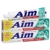Aim Whitening Toothpaste Mint Gel, 5.5 oz by Aim (Pack of 3)