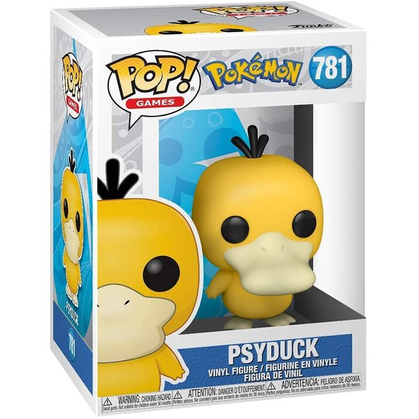 POP Psyduck Funko Pop! Vinyl Figure (Bundled with Compatible Pop Box Protector Case), Multicolored, 3.75 inches