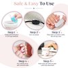 Willowash Electric Nail Soaking Bowl, Acetone-Proof Acrylic Remover Kit, Dip Powder Remover for Home Use, Heats for 50% Faster Removal