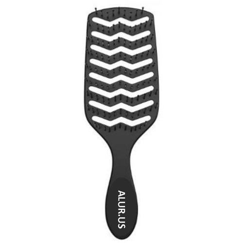 Vented Hair Brush Detangler | Hair Brush Detangler Brush for Wet Hair or Dry Hair | Curved Vent Brush for Blow Fast Drying | The Pro Vented Detangling Brush for All Hair Types