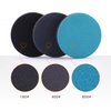 Glass Polishing Pad, PROMMON 2Inch Car Glass Felt Polishing Buffing Pad, 8pcs Polishing sanding discs, Felt Polishing Wheel with Towel, 3mm Shank Backing Pad for Rotary Tools to Polish Glass and Metal
