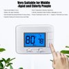 Non Programmable Thermostat for Home - Multi Stage 2H/2C, with Large LCD Display of Room Temperature and Humidity
