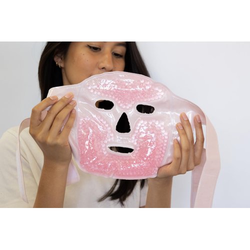 SKIN GYM Cryo Chill Ice Beaded Face Mask Skincare with Advanced Cold Therapy, Cold Face Eye Masks for Dark Circles and Puffiness, Facial Care Spa Gifts for Women