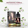 Herbishh Hair Color Shampoo for Gray Hair – Magic Hair Dye – Colors Hair in Minutes–Long Lasting–500 Ml–3-In-1 Hair Color–Ammonia-Free (Burgundy)
