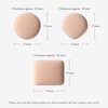 RUBIXIAN Makeup Sponge, 1 Pc Ultra-Soft Air Cushion Powder Puff, PU Beauty Blender and Applicator, Pocket Puff for Blending, Makeup Puff for Foundation, Cream and Concealer (Circular, Light Purple)