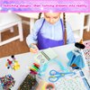 800PC+Fashion Designer Kits for Girls, Creativity DIY Arts & Crafts Toys Fashion Design Sketchbook with Mannequins, All in One Box Doll Clothes Sewing kit for Kids Ages 8-12+ Birthday Girls Gift