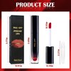 YBUETE Peel Off Lip Liner Stain, Peel Off Lip Stain with Matte Finish, Peel Off Mask Tint, Waterproof, Long Lasting, Transfer Proof Red Lip Tint, Highly Pigmented Color
